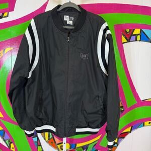 RefUmp, Bomber Jacket with Stand-Up Collar and Elasticized Cuffs. Size 2XL.